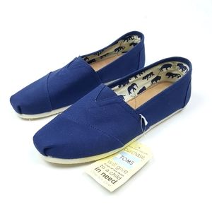 TOMS Men's Classics Navy Canvas
